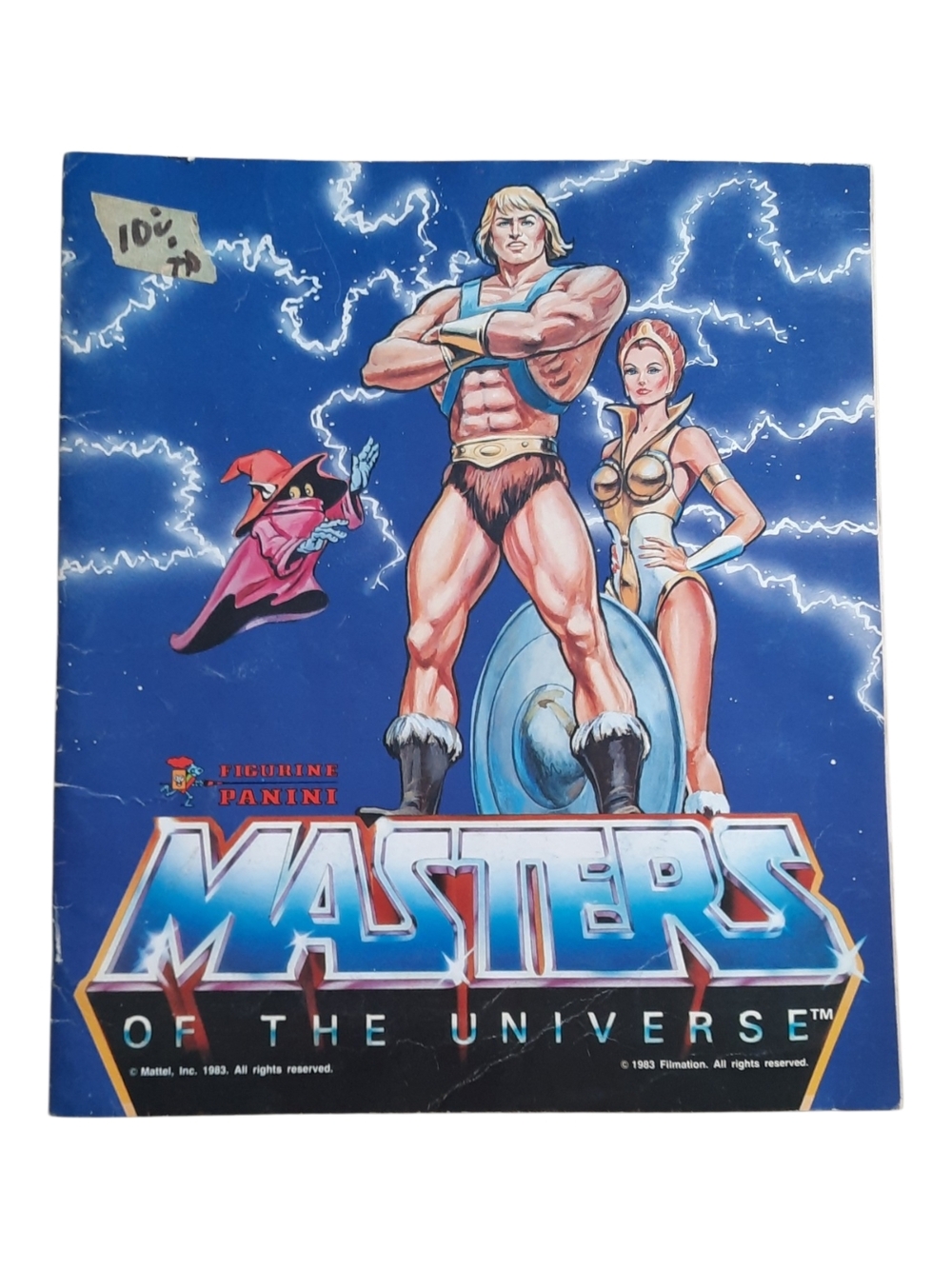 Masters of the Universe Blue Collectible Sticker Album - Panini